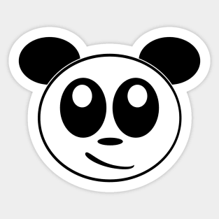 Cool Panda Bear Sticker